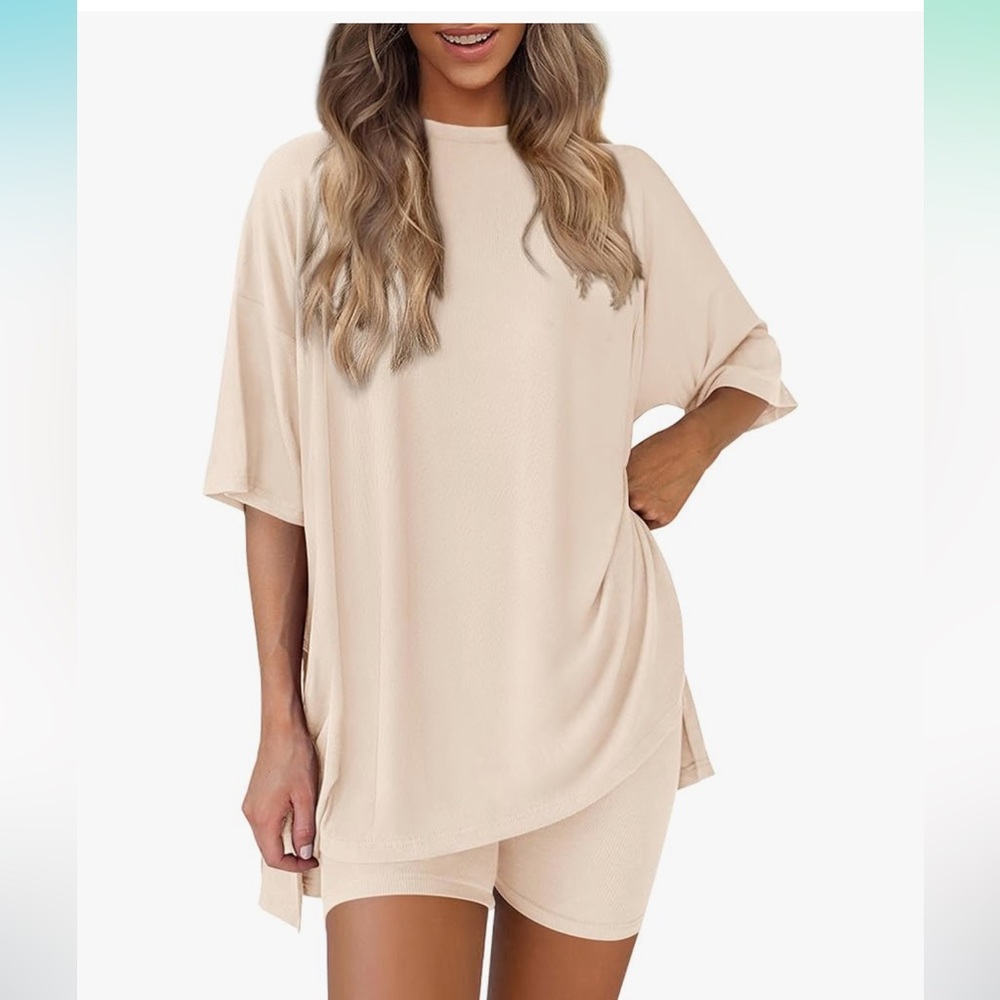 Women's Beige Lounge Set - Picture 5 of 7